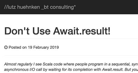 scala await ready result.